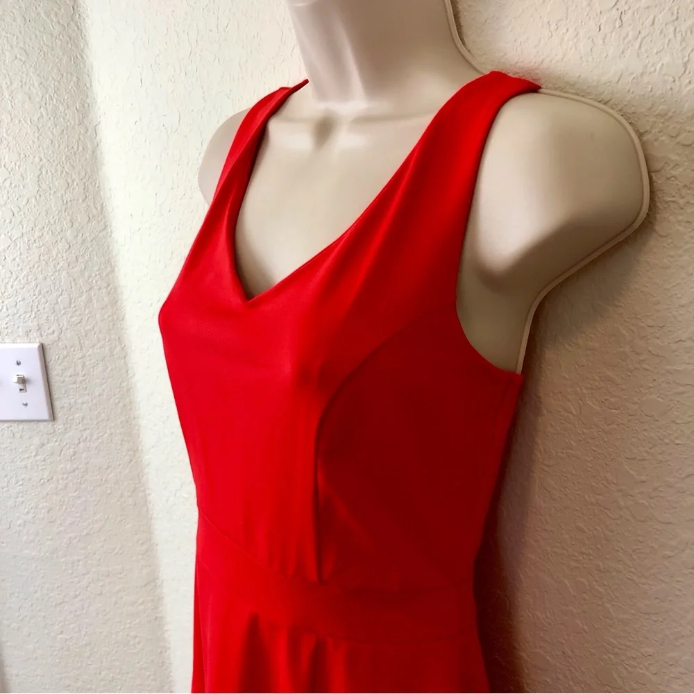Cynthia Rowley Orange Fit & Flare Dress - Picture 13 of 16